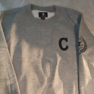 Converse Gray Sweatshirt with Black Logo